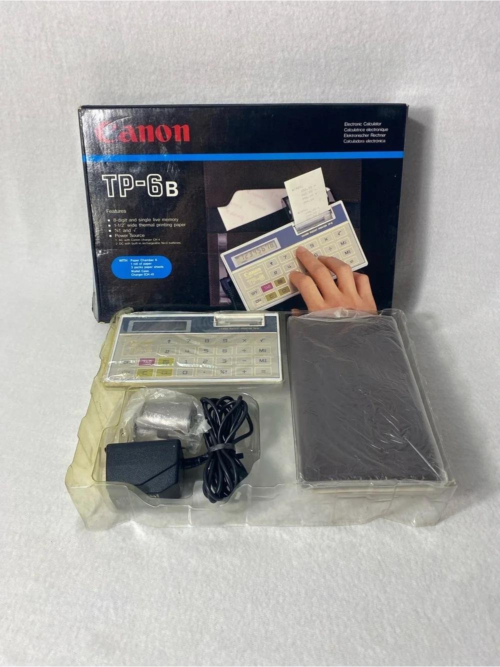 Vintage Canon TP-6 B Calculator 